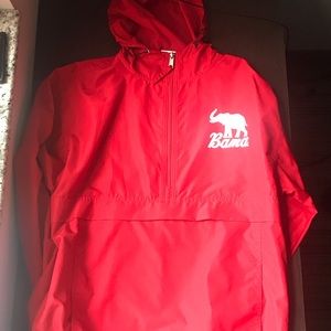 Red Alabama Windbreaker
